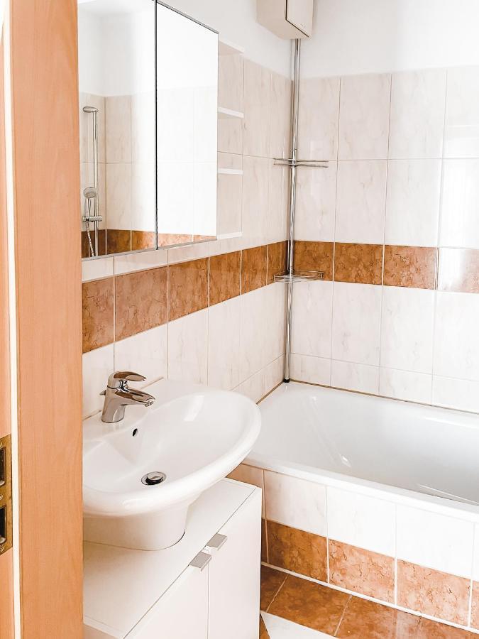 Schoene Wohnung, Eigene Terrasse, Privater Parkplatz, Wi-Fi, Waschmaschine, 3P Chemnitz Bagian luar foto